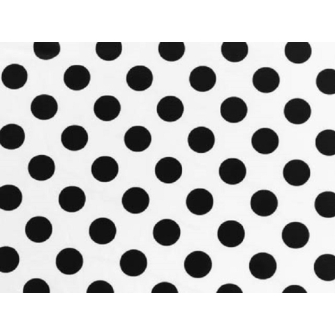 POLKA DOT LYCRA white-black