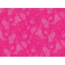FLORAL CASCADE STRETCH LACE - pink fizz