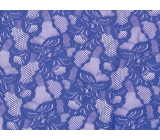 FLORAL CASCADE STRETCH LACE <span class='shop_red small'>(blueberry)</span>