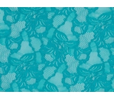 FLORAL CASCADE STRETCH LACE <span class='shop_red small'>(blue zircon)</span>