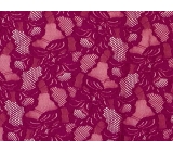 FLORAL CASCADE STRETCH LACE <span class='shop_red small'>(wine)</span>
