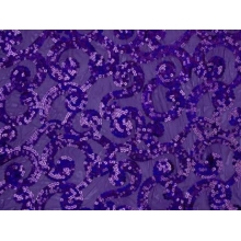 Omega Sequins Mesh - purple-purple