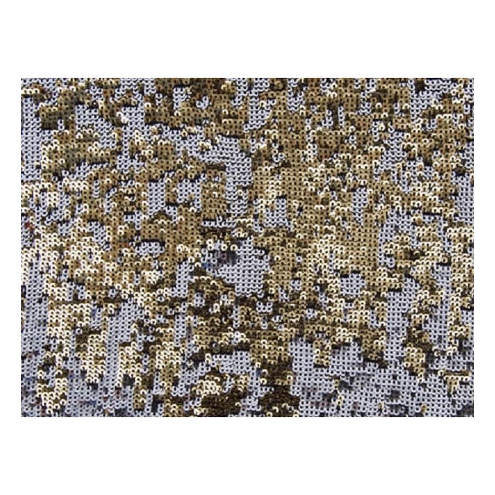 Chameleon Sequins Mesh - gold-silver