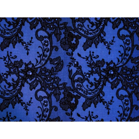 ALLURE FLOCK VELVET sapphire-black