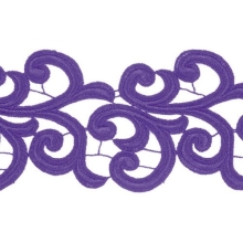 Nadine Lace Ribbon - purple