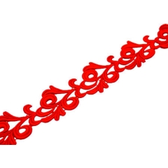 victoria ribbon lace/HOT RED