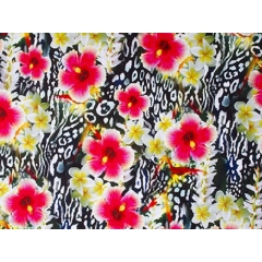 FLORAL LEOPARD LYCRA