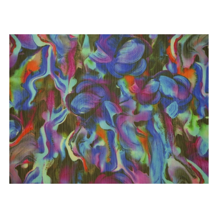 ABSTRACT GEORGETTE multi colour*
