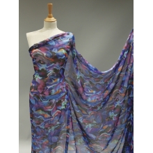 ABSTRACT GEORGETTE multi colour*