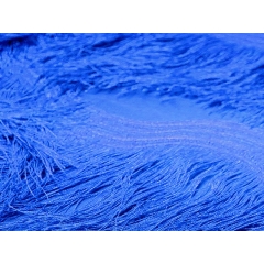 SCALLOPED ALL OVER FRINGE NET blue*