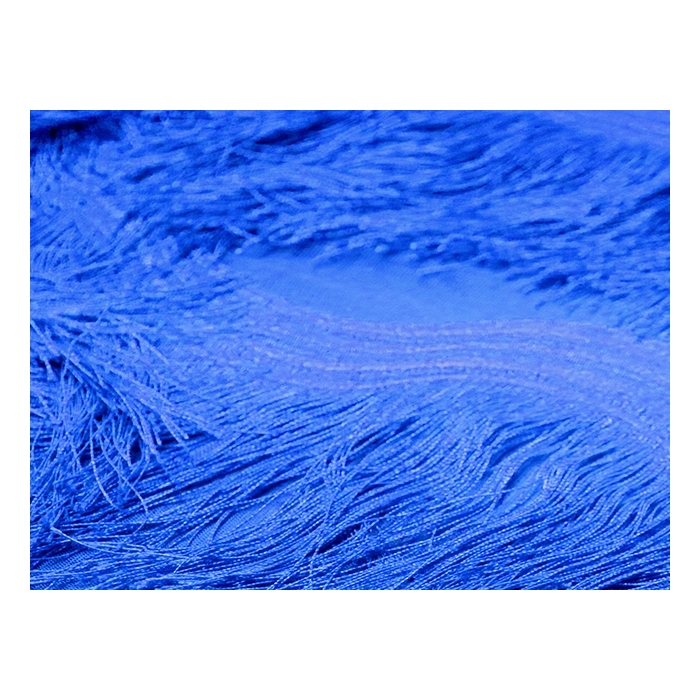 SCALLOPED ALL OVER FRINGE NET blue* - blue