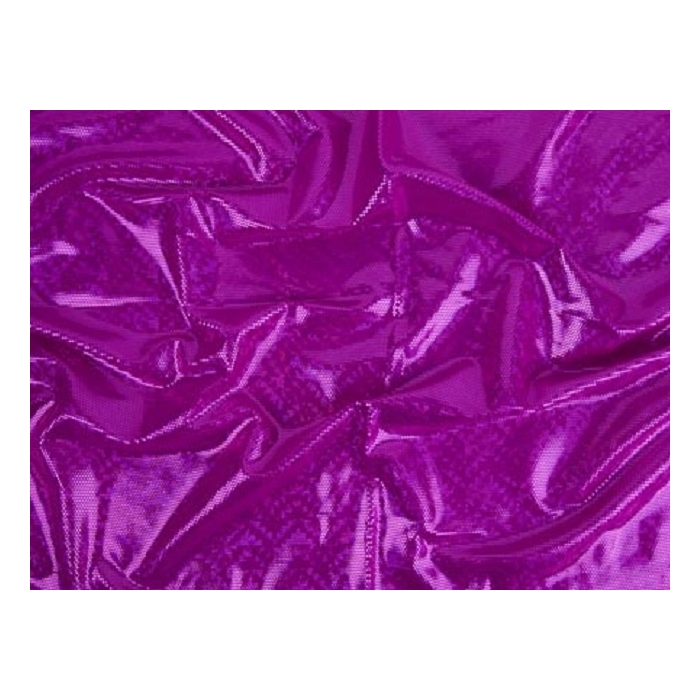DISCO FOILED LYCRA cerise-hawaiian pink