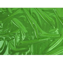 DISCO FOILED LYCRA green metallic-spring
