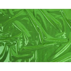 DISCO FOILED LYCRA green metallic-spring