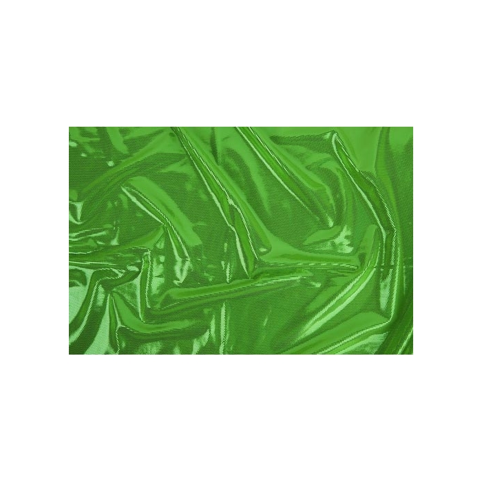 DISCO FOILED LYCRA green metallic-spring