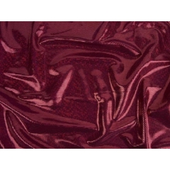 DISCO FOILED LYCRA red hologram-burgundy