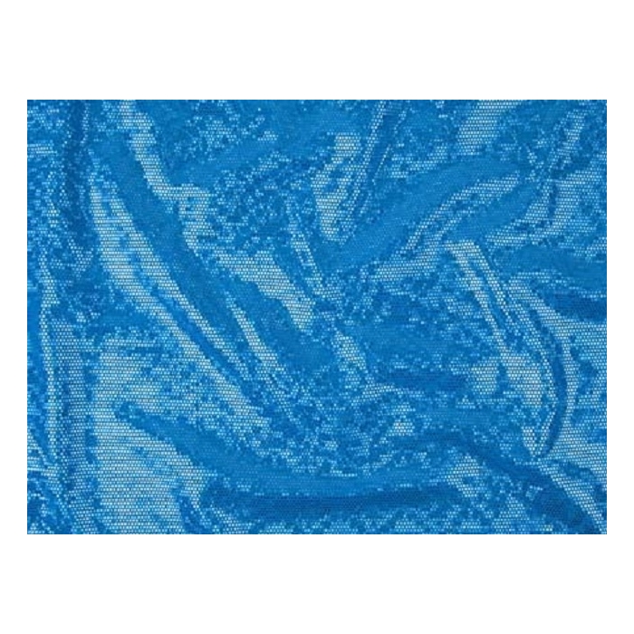 DISCO FOILED LYCRA turkus-aqua hologram