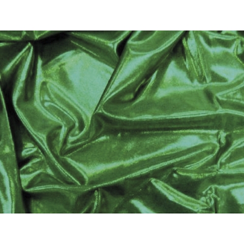 METALLIC DOT LYCRA emerald on green