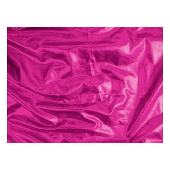 METALLIC FOILED LYCRA hawaiian pink