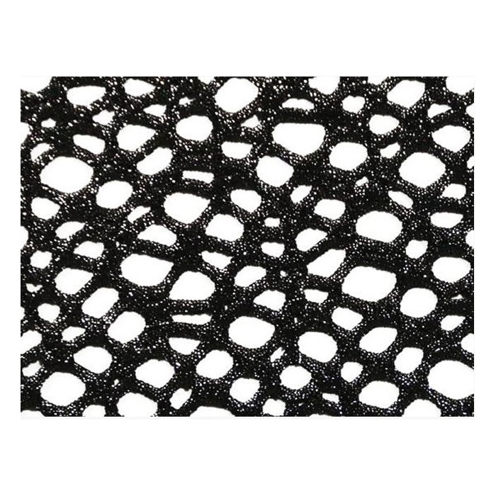 METALLIC ABSTRACT FISHNET black