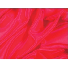 SATIN CHIFFON CHR fluorescent red