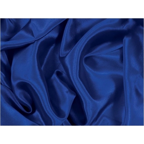 SATIN CHIFFON CHR cobalt