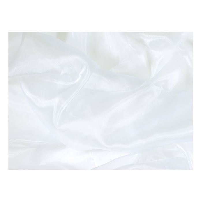 CRYSTAL ORGANZA CHR white