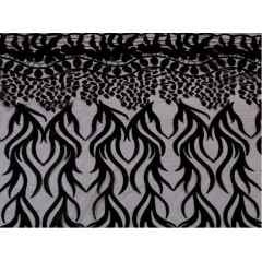 GABRIELA EMBROIDERED NET black*