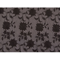 BOTANIC STRETCH NET black on black*