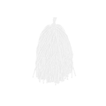 BUGLE BEADS white