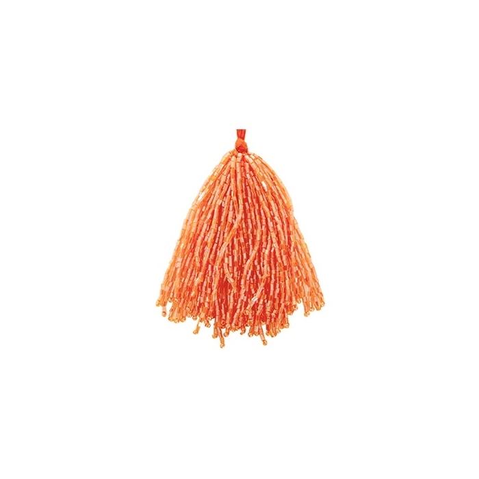 CUT BEADS tangerine