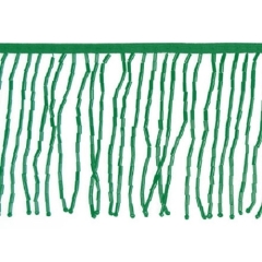 FRĘDZLE SZKLANE NA TAŚMIE emerald