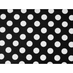 POLKA DOT LYCRA BLACK-WHITE