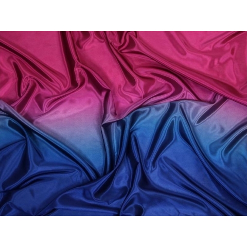SATIN CHIFFON CIENIOWANY CHR wine-navy