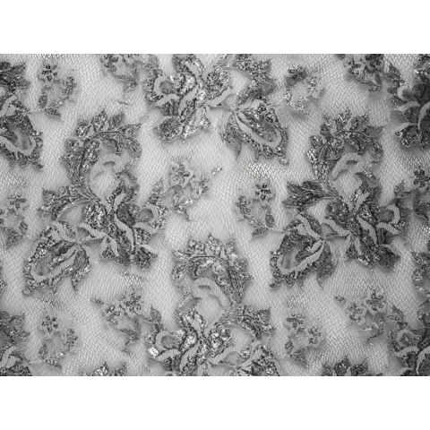 SPANISH ROSE silver metallic