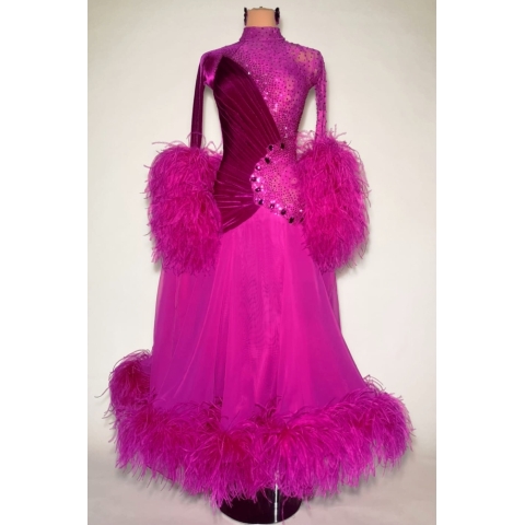 Sukienka do tańca Agata FUCHSIA PINK