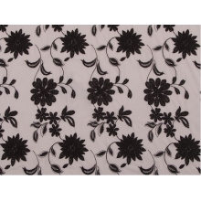 BOTANIC STRETCH NET black on white*