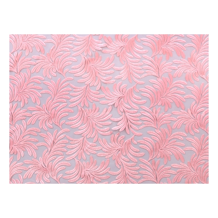 KYRA EMBROIDERED NET dark sugar pink*