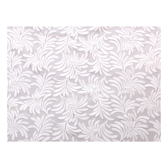 KYRA EMBROIDERED NET white*