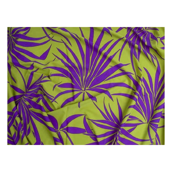 TROPICAL LYCRA olive-purple