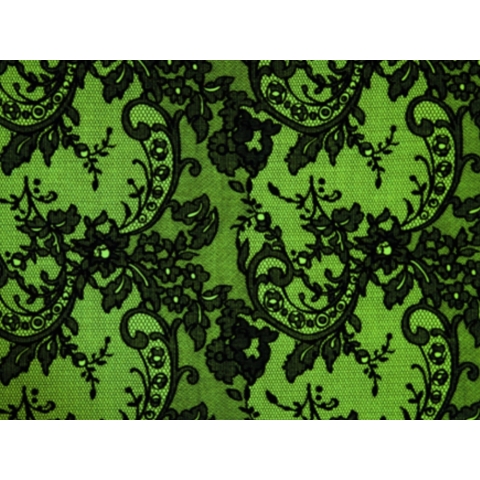 ALLURE FLOCK VELVET absinth-black