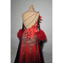 Sukienka do tańca RED+BLACK bis