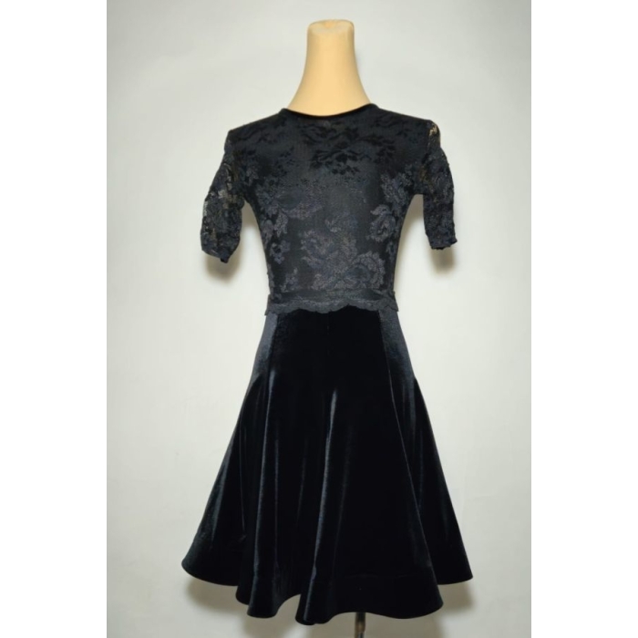 Sukienka dla dziewczynki POLA black velvet