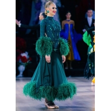 Sukienka do tańca Agata FOREST GREEN