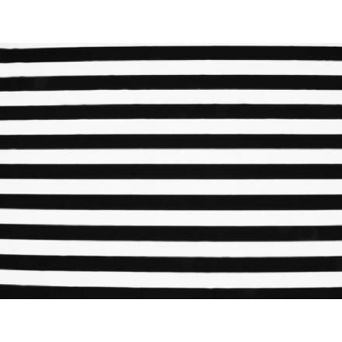 STRIPES LYCRA black-white