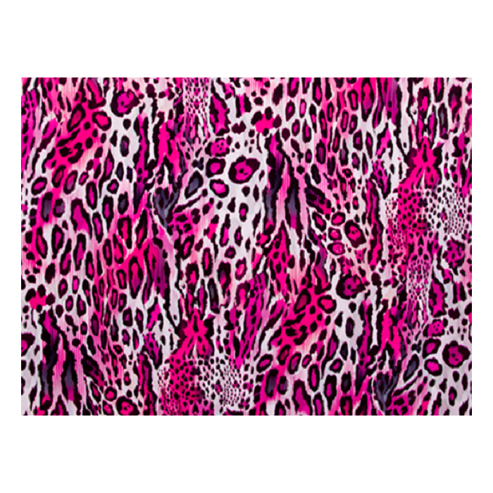 TEXTURED LEOPARD LYCRA cerise