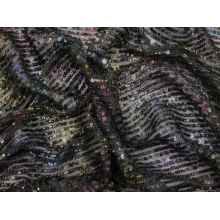 SEQUIN JERSEY rainbow*