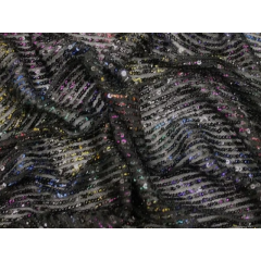 SEQUIN JERSEY rainbow*