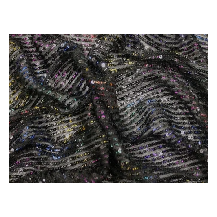 SEQUIN JERSEY rainbow*
