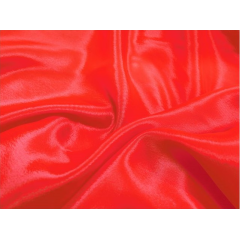 SATIN CHIFFON CHR hot red